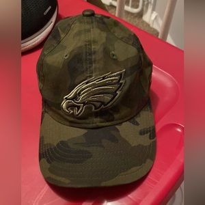 Youth size eagles baseball hat. Camo color
